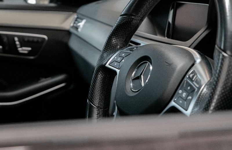 mercedes car interior